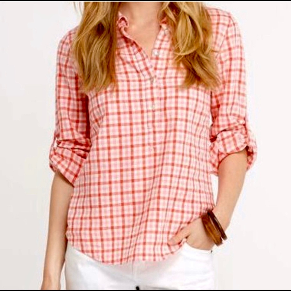 Vineyard Vines Gingham Popover Shirt Southern Prep